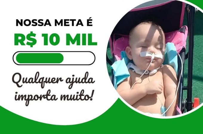 Arapiraquenses fazem vakinha para ajudar o pequeno Liam Gael, que luta contra a tuberculose e meningite