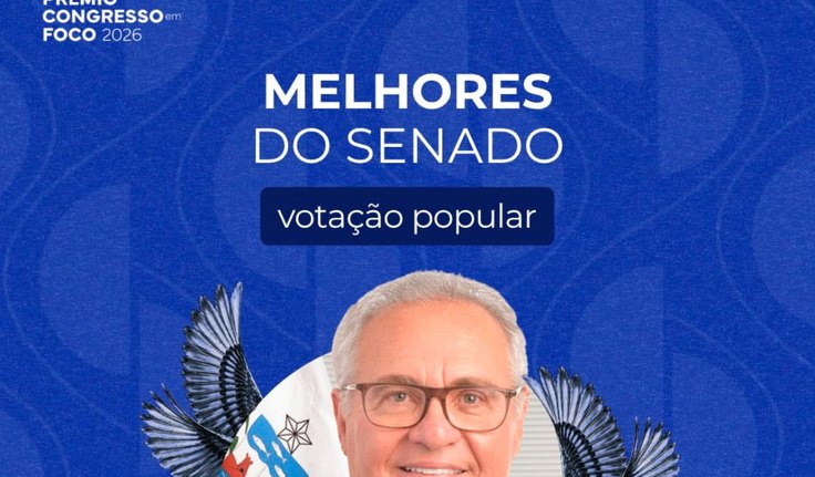 Senador Renan Calheiros é reconhecido pelo Prêmio Congresso em Foco