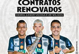 ASA renova com Zé Wilson, Didira e Júnior Viçosa para a próxima temporada