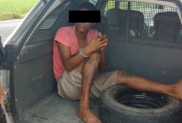 Menor é apreendido após assalto a ônibus que seguia de Arapiraca para Maceió