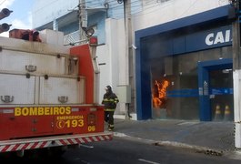 Criminosos tentam explodir agência da Caixa em Girau do Ponciano