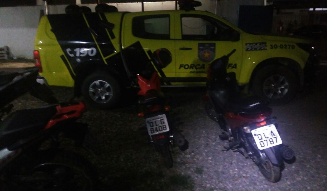 PM apreende duas motocicletas com queixa de roubo no Residencial Agreste