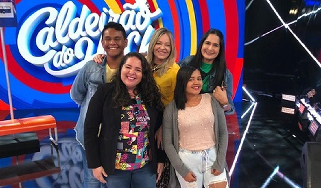 Após criarem Ecosururu, alunos do Sesi/AL participam do Caldeirão do Huck