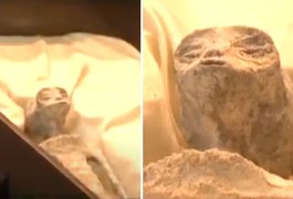 Cadáveres de 1000 anos de supostos aliens são apresentados no parlamento mexicano