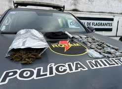 Rotam prende suspeito de tráfico de drogas na Cidade Universitária