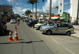 Detran e PM realizaram blitz com 'Operação Lei Seca' no Centro de Arapiraca