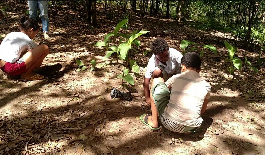 FPI promove trabalho de educação ambiental na tribo Xucuri Kariri, em Palmeira dos Índios