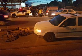Motorista embriagado invade ciclovia e atinge jovem, em Maceió