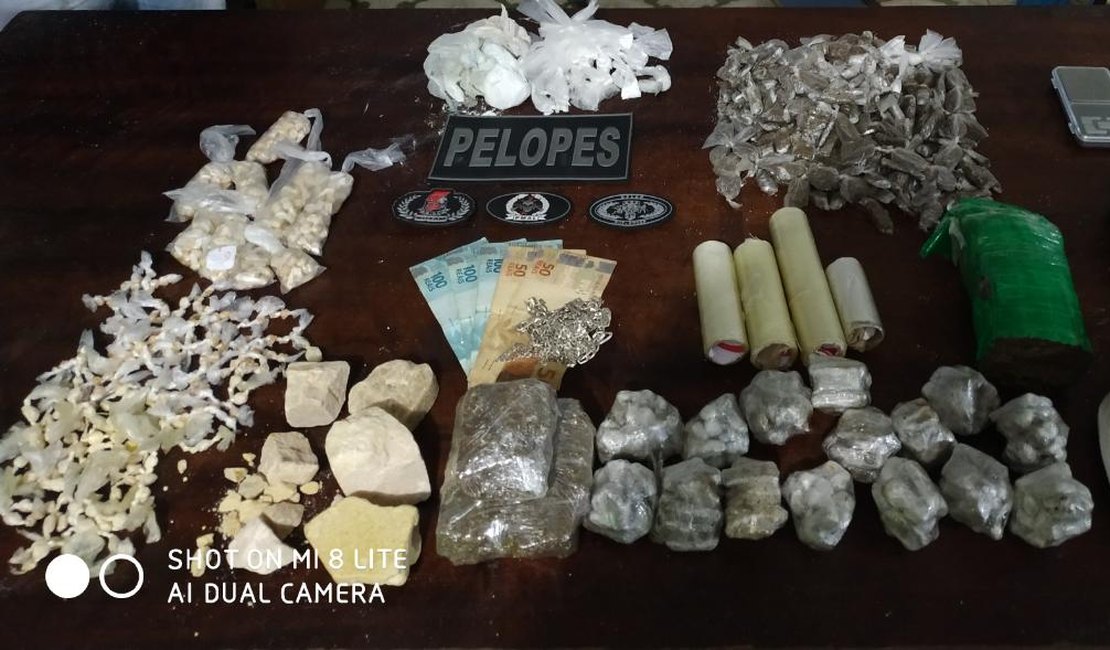 Menor é apreendido suspeito de tráfico de drogas na Canafístula, em Arapiraca