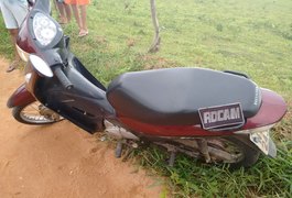 Rocam recupera moto pouco tempo depois de ser roubada, na zona rural de Arapiraca