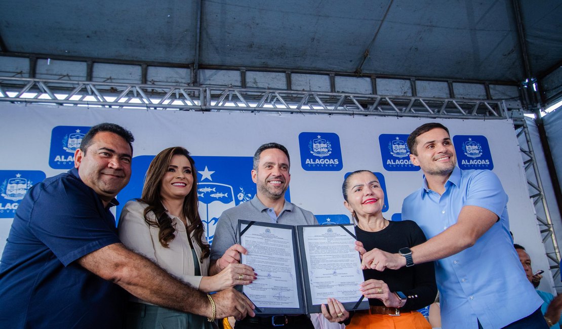 Governador Paulo Dantas inaugura Centro de Saúde e entrega 1ª etapa do Minha Cidade Linda em Belém (AL)