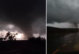 Tornado deixa feridos no Rio Grande do Sul