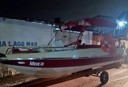 Polícia Civil recupera lancha furtada após ser acionada para averiguação no Pontal da Barra