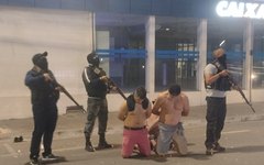 Simulação de operação de enfrentamento a assalto a bancos em Arapiraca