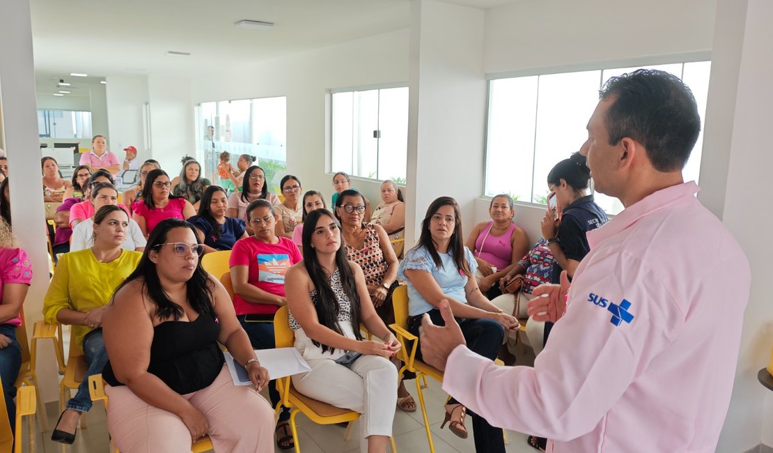 Prefeitura de Penedo promove ações do Outubro Rosa com atendimentos e palestras sobre prevenção ao câncer de mama