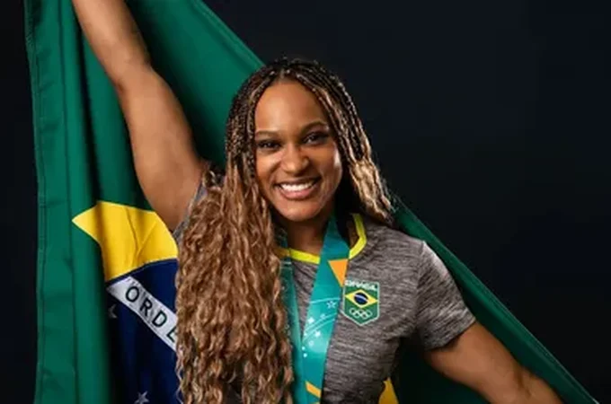 Rebeca Andrade é indicada ao Oscar do Esporte