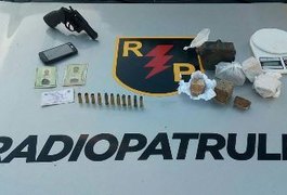 Suspeito de tráfico de drogas reage à prisão, troca tiros com a polícia e acaba morrendo em São Miguel dos Campos