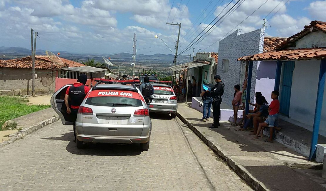 Polícias Militar e Civil realizam operação conjunta em Palmeira dos Índios