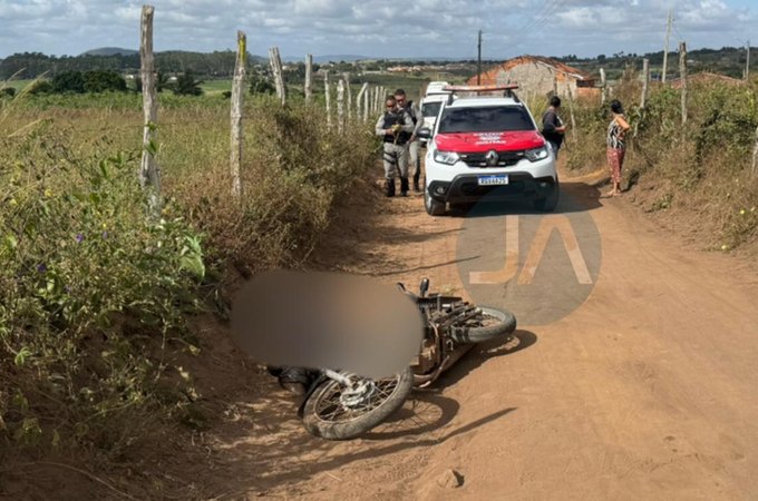 Jovem é encontrado morto com marcas de tiros em estrada vicinal na zona rural de Lagoa da Canoa