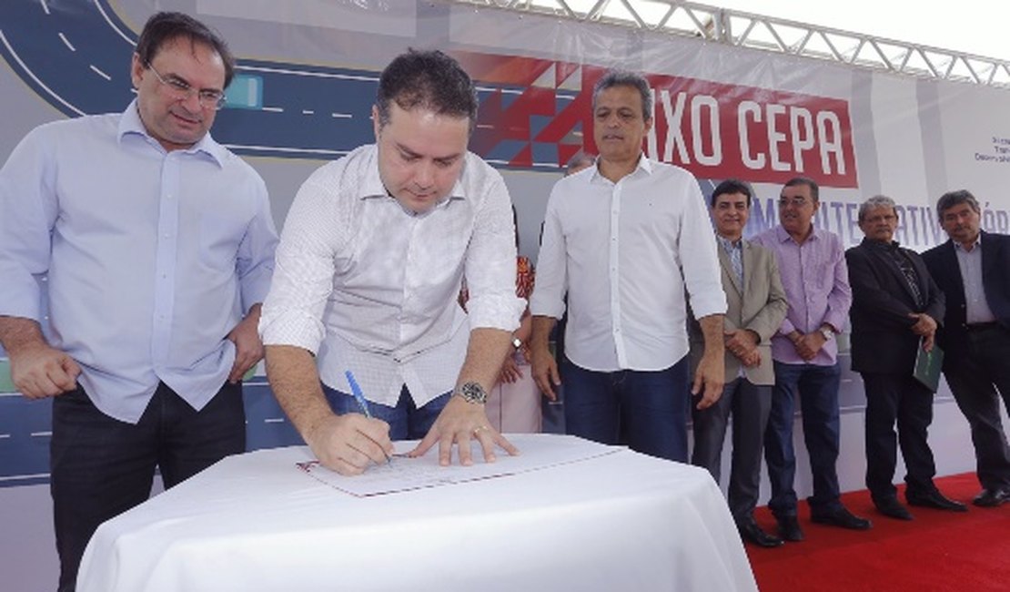 Obra do Eixo Cepa deverá estar pronta em seis meses, garante governador