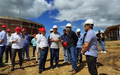 Vistoria nas obras do Hospital Metropolitano em Arapiraca