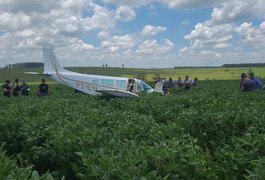 Avião que fez pouso forçado em área rural do interior de SP levava cocaína e era perseguido por caça da FAB