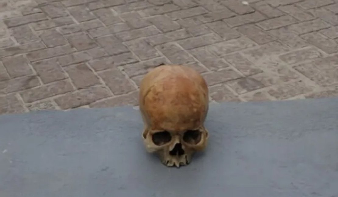 Crânio humano é encontrado boiando na Praia de Pajuçara, em Maceió