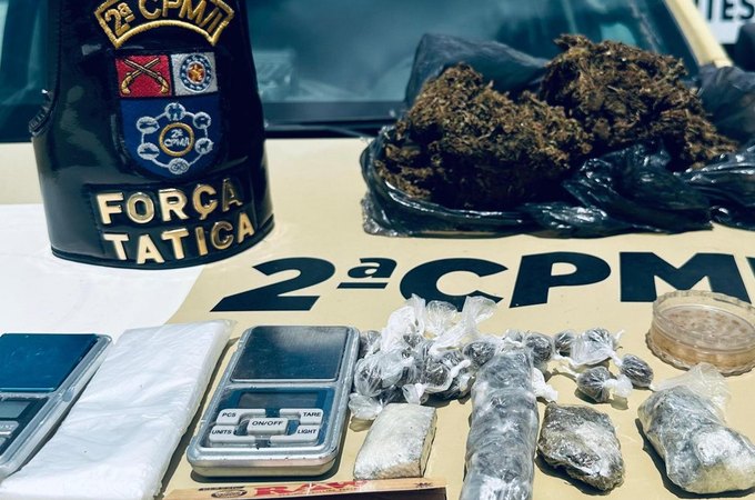 PM prende liderança do tráfico de drogas que tentava fugir no interior de Alagoas