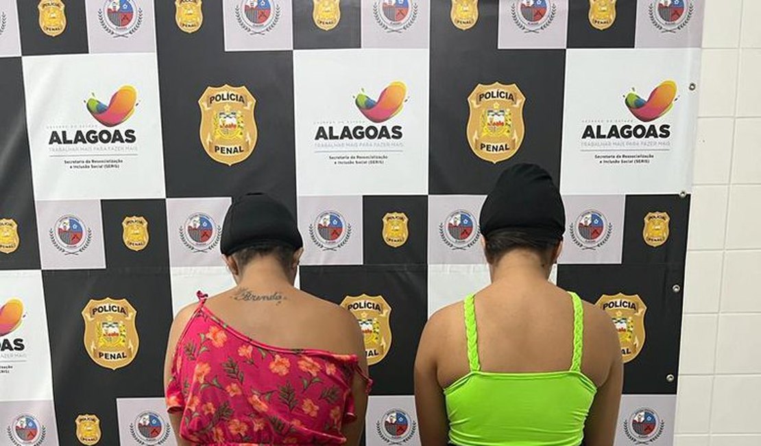 Mulheres são flagradas tentando entrar na Penitenciária de Maceió com drogas e cervejas
