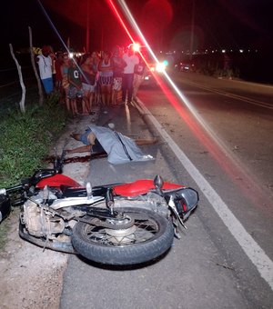 Motociclista perde o controle de veículo, cai da moto e morre na zona rural de Girau do Ponciano
