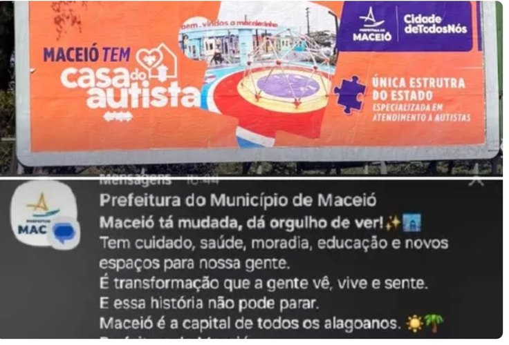 TRE manda Prefeitura de Maceió suspender publicidade e vê indícios de promoção de JHC