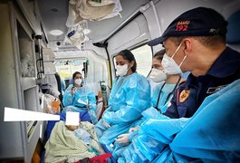 Samu realiza transferência de emergência em caso de suspeita de meningite em criança de 3 anos em Maceió