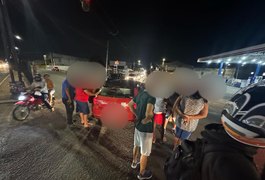 Colisão entre carro de moto deixa dois feridos na AL220, em Arapiraca