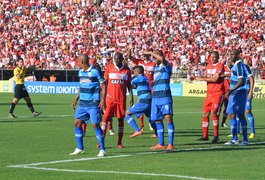 Jogo entre CSA e CRB no sábado (11) terá duas torcidas
