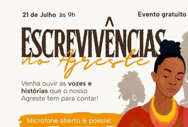 Roda de conversa e sarau 'Escrevivências no Agreste' celebra narrativas de mulheres negras em Arapiraca
