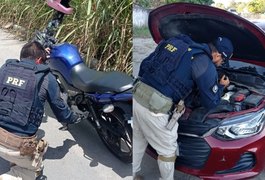 Dupla é presa por receptação e adulteração de veículo em rodovia alagoana