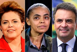 Dilma tem 39% das intenções de voto, Marina, 31% e Aécio, 15%