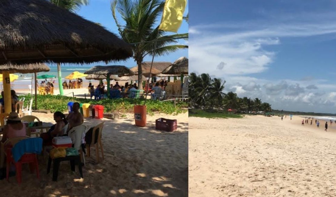 Barracas da praia de Lagoa do Pau, em Coruripe poderão ser demolidas por determinação da justiça