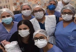 Após 70 dias internada, filha de digital influencer recebe alta de Hospital de Arapiraca