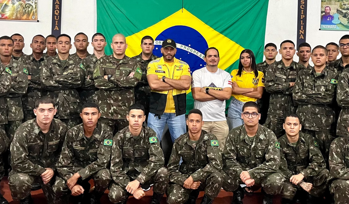 SMTT Penedo leva palestra de segurança no trânsito aos atiradores do Tiro de Guerra