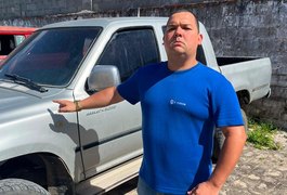 Repórter policial ajuda a localizar Hilux furtada e veículo é recuperado pela Oplit em Maceió