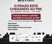 Faltam 7 dias para o encerramento das inscrições da 3ª edição do Festival de Cinema de Arapiraca