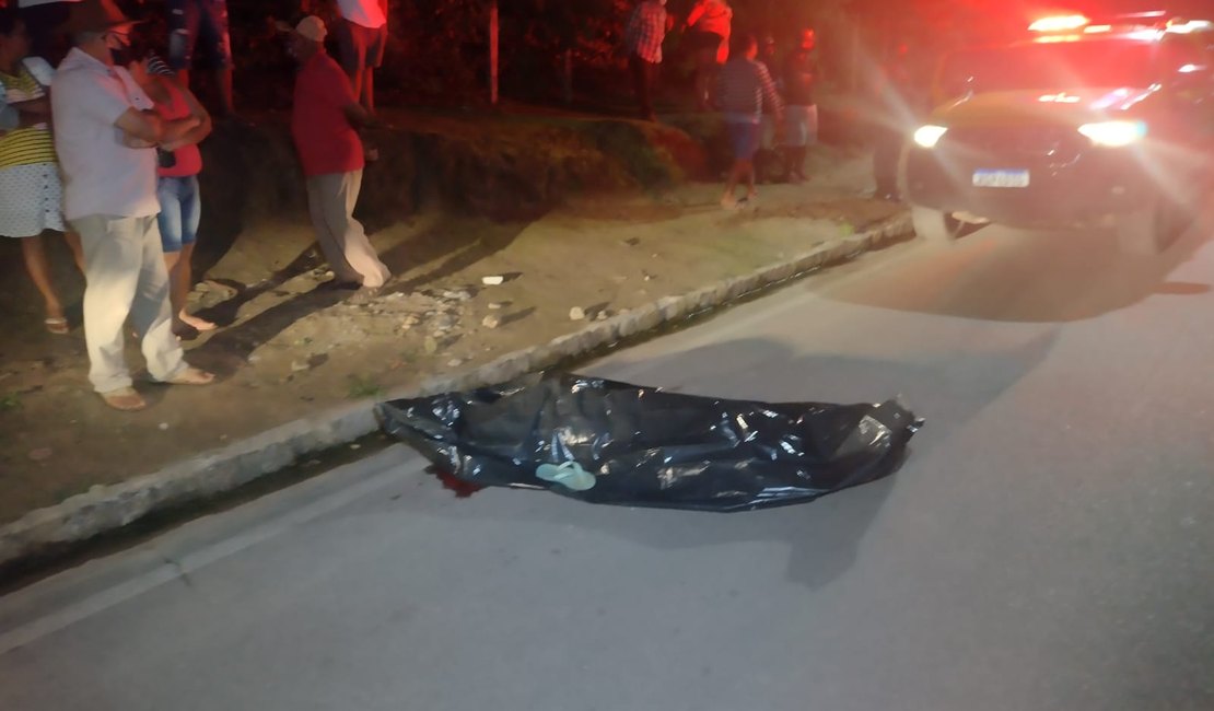 Agricultor morre em grave acidente de moto em avenida de Lagoa da Canoa