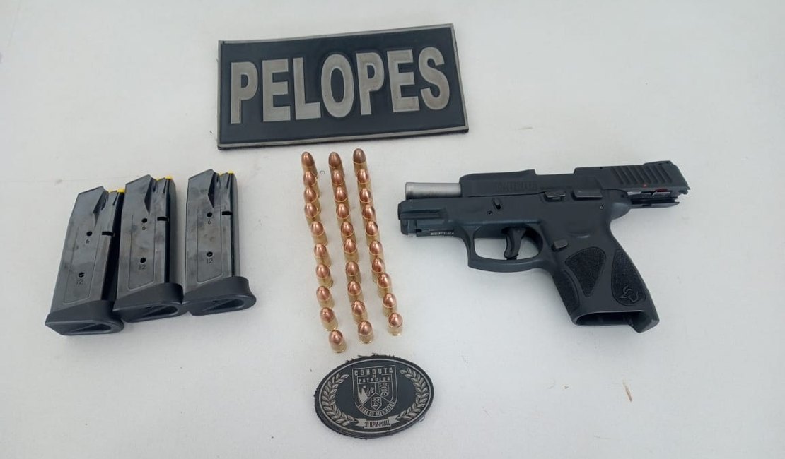 Homem é preso por porte ilegal de arma de fogo e ameaça no Agreste alagoano