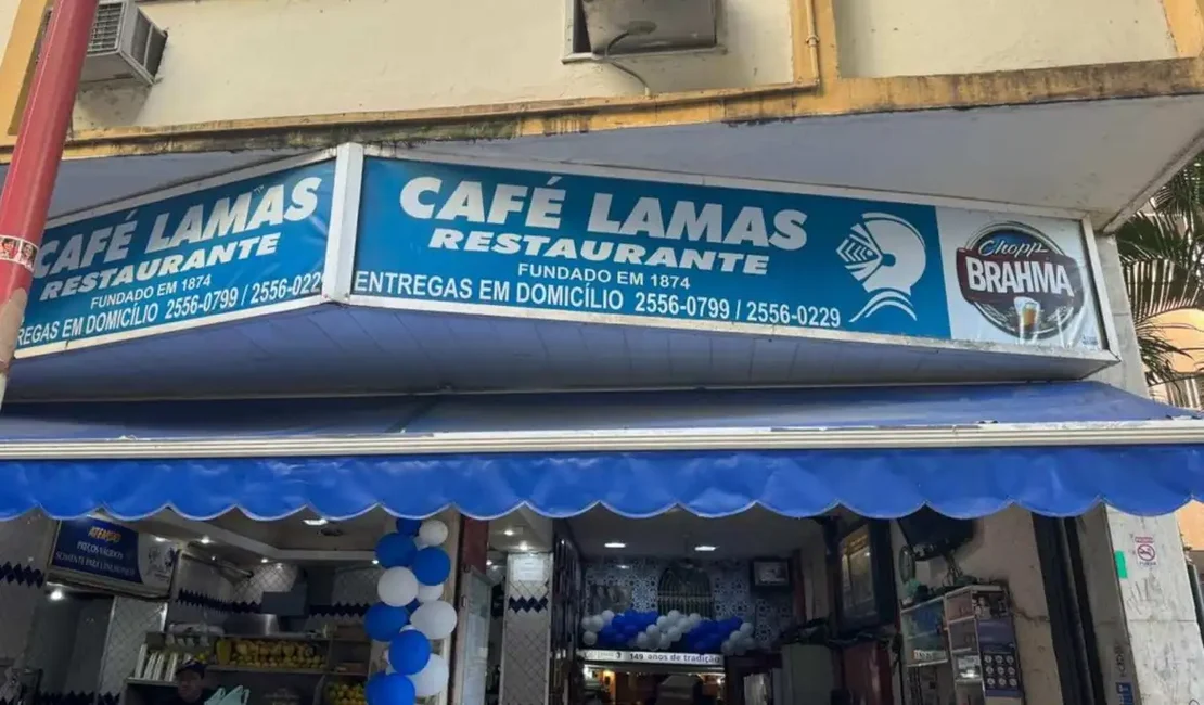 Incêndio atinge restaurante Lamas, o mais antigo em atividade no Rio