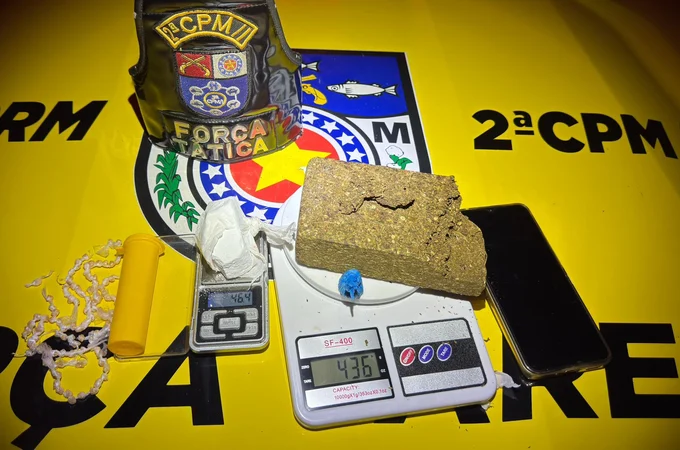 Força Tática da 2ª Cia Prende Homem por Tráfico de Drogas em Ipioca