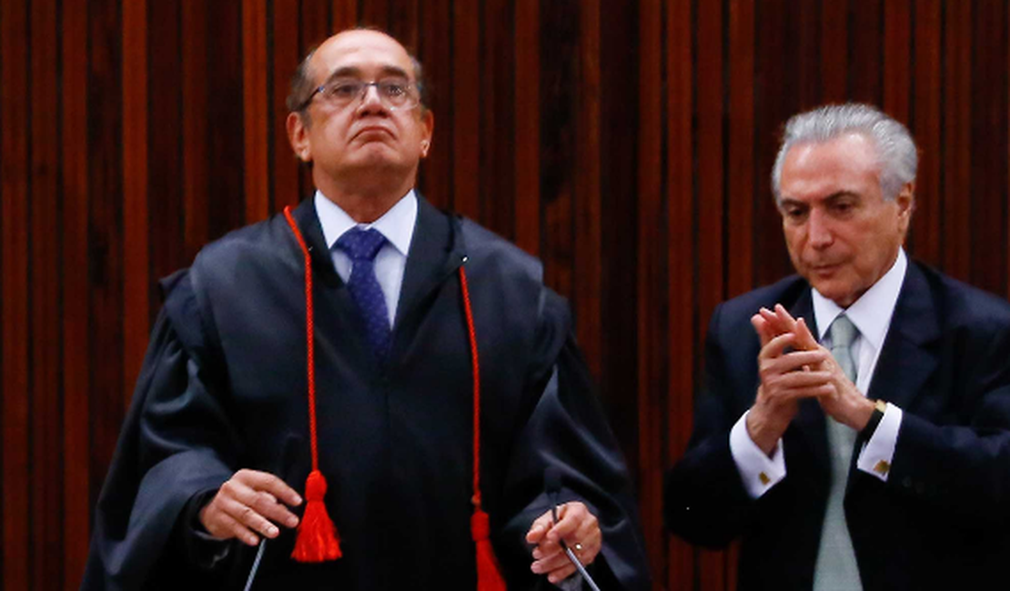Temer e Gilmar Mendes voltam a ter encontro fora da agenda oficial do Planalto