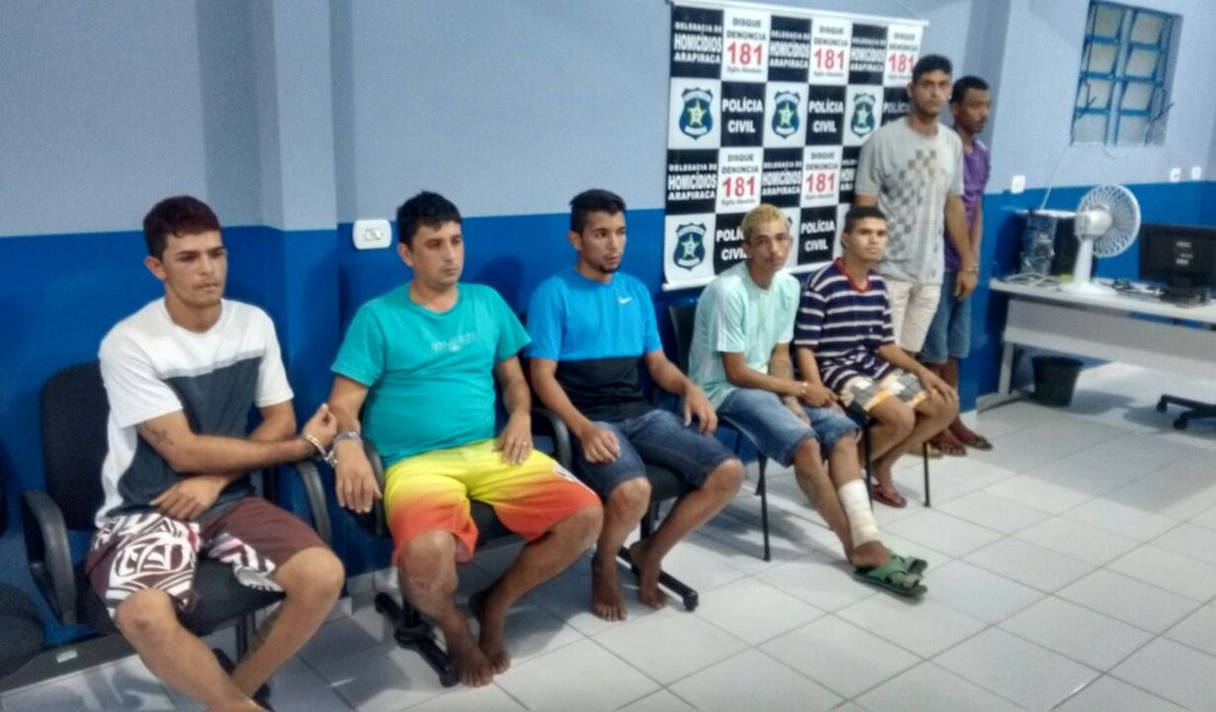 Operação prende sete suspeitos de vários crimes em Arapiraca