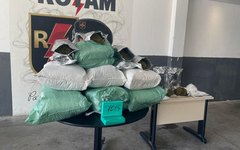 PM retira mais de 615 kg de drogas de circulação em apenas uma semana