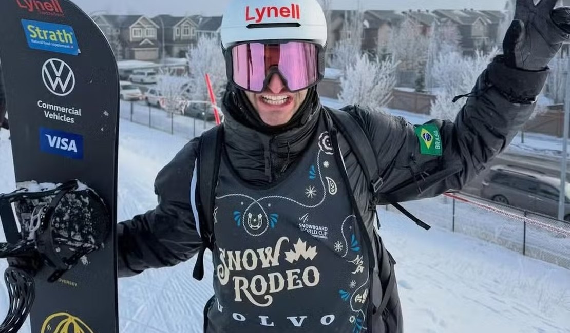 Pat Burgener conquista medalha inédita para o Brasil na Copa do Mundo de snowboard halfpipe